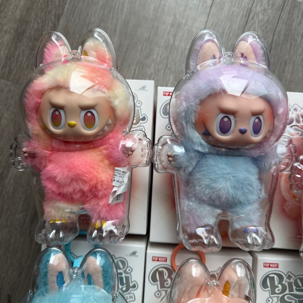 Complete Set 6 Labubu Big Into Energy with Cases Pop Mart Vinyl Plush Popmart - Picture 2 of 12